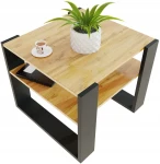 Couchtisch WOTAN 55x55cm LOFT RETRO Tisch
