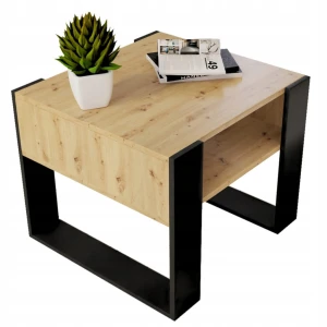 Couchtisch ARTISAN Eiche Modern 55x55cm